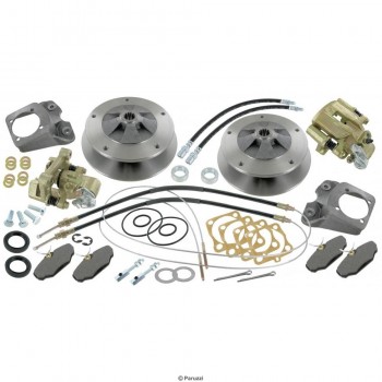 KIT DE FREINS À DISQUES STARK (x2) - Pour Essieu Avant, Disque Ventilé Ø260 Mm, épaisseur 22 Mm, 4 Trous - 6