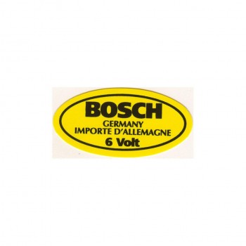 Sticker Bosch, 6V bobine